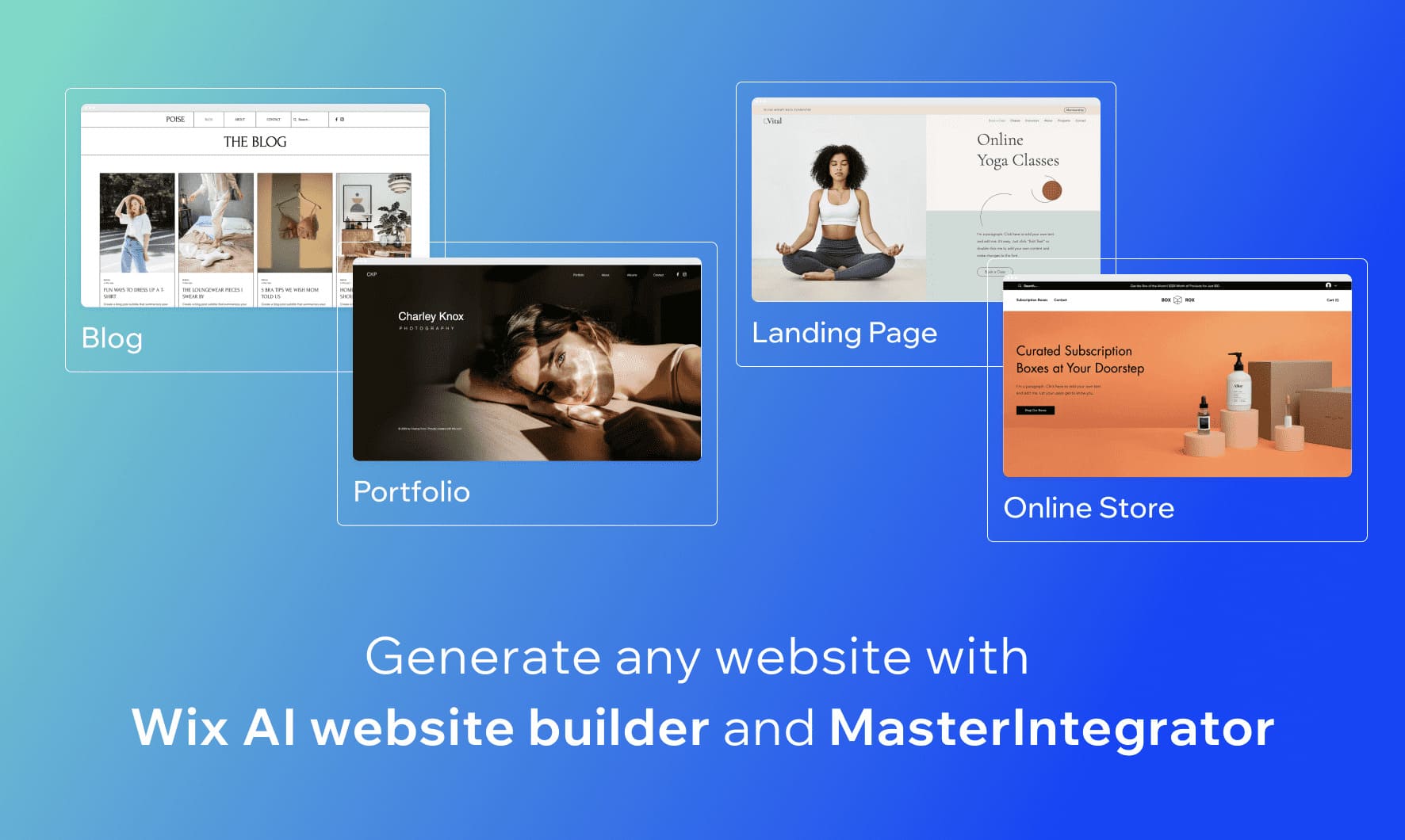 MasterIntegrator+Wix